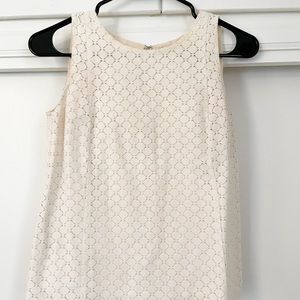 LOFT ivory lace inlet shell, XXSP